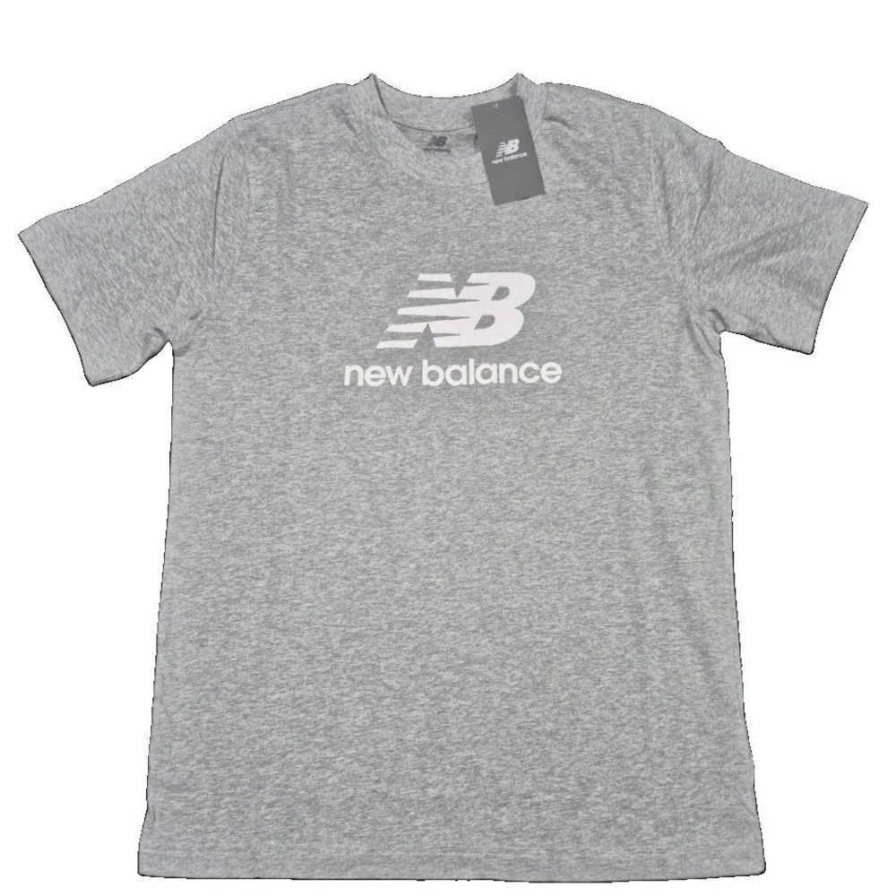 New Balance Men's Sport Essentials Logo T-Shirt,  Gray Size X-Large New